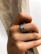 Solitario de plata, doble chatón y circonita | GOYA101A | Joyas Creativas, Joyas de Autor, Artesanía de Madrid, Alianzas, gemelos, joyas de Madrid