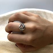 Anillo LUNA | LUNA101A | Joyas Creativas, Joyas de Autor, Artesanía de Madrid, Alianzas, gemelos, joyas de Madrid